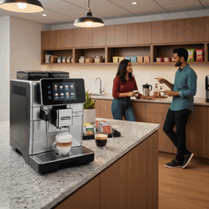 Automatic Coffee Machine in office pantry
